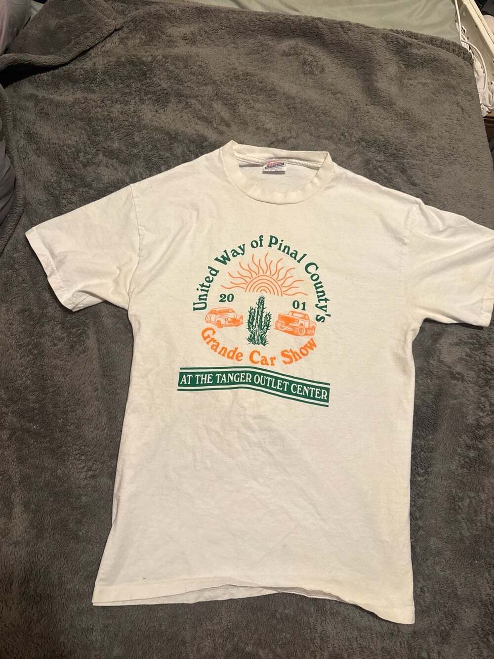Vintage 2001 United Way of Pinal County Grande Car Show T-Shirt